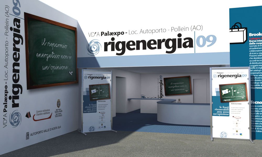 Visual allestimento fiera "Rigenergia"