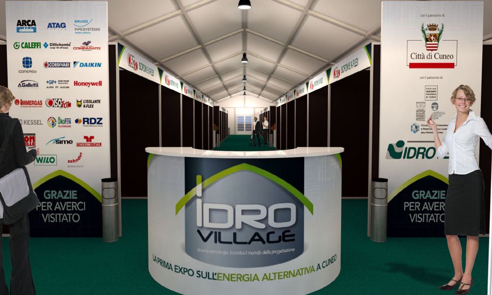 Visual allestimento fiera "Idro Village"