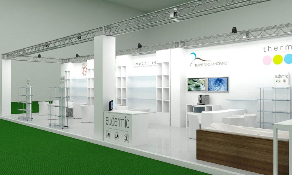 Visual allestimento stand Eudermic - Peraria Fly Service (2008) #1