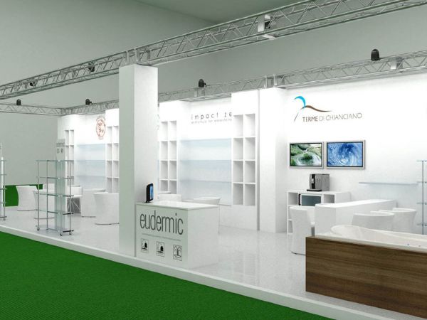 Visual allestimento stand Eudermic - Peraria Fly Service (2008) #1