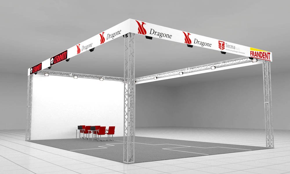 Visual allestimento stand Frandent
