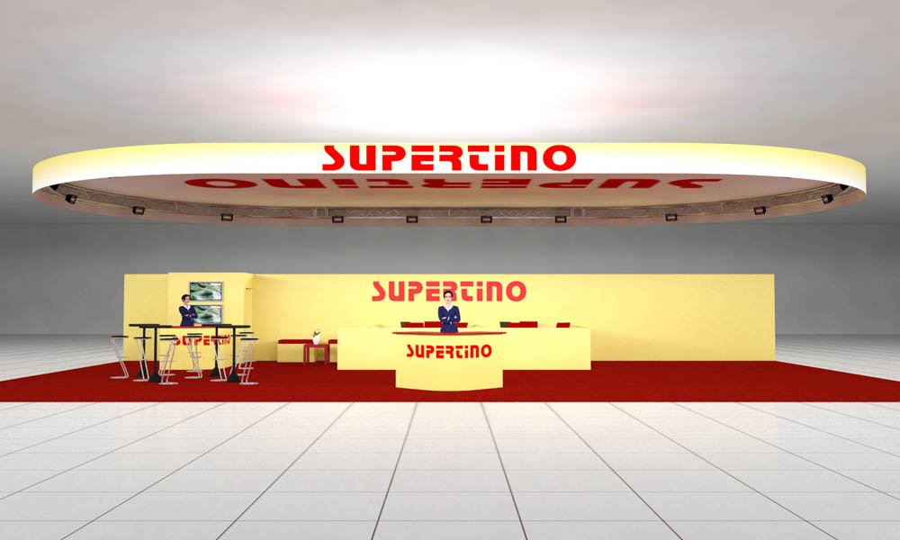 Visual allestimento stand Supertino