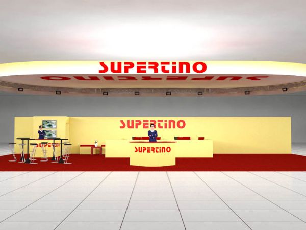 Visual allestimento stand Supertino