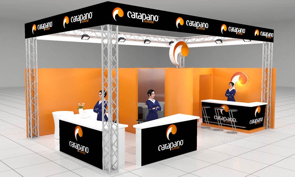 Visual allestimento stand Carapano