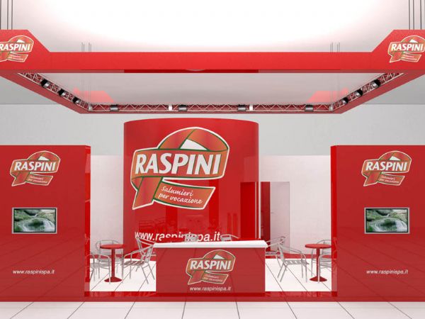 Visual allestimento stand Raspini