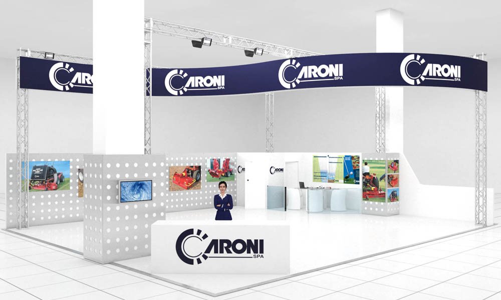 Visual allestimento stand Caroni