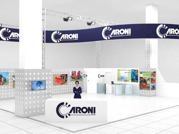 Visual allestimento stand Caroni