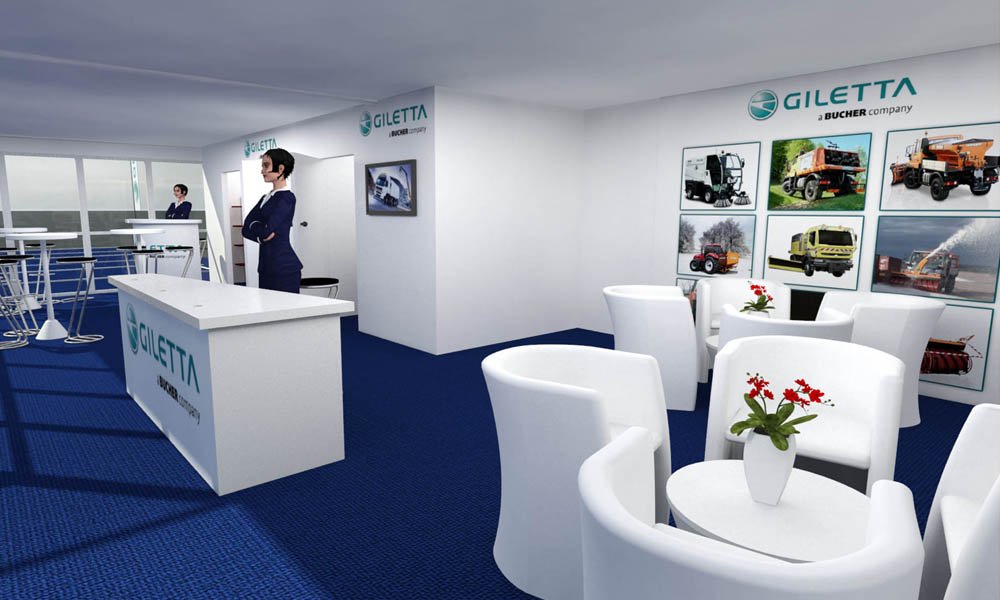 Visual allestimento stand Giletta - Peraria Fly Service (2007)
