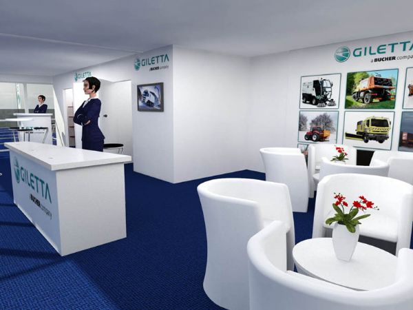 Visual allestimento stand Giletta - Peraria Fly Service (2007)