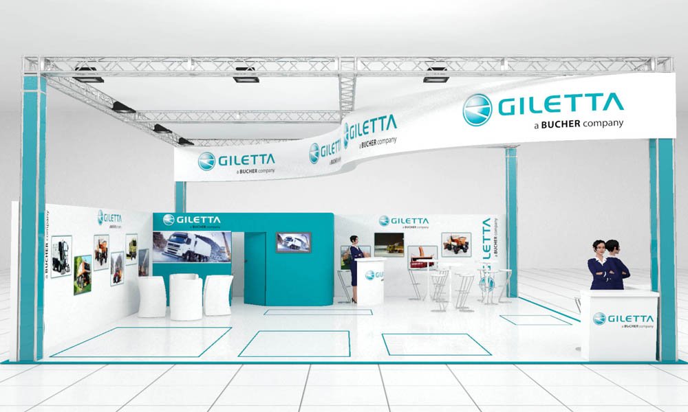 Visual allestimento stand Giletta - Peraria Fly Service (2008)