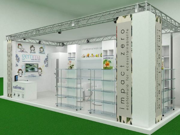 Visual allestimento stand Eudermic - Peraria Fly Service (2008) #2