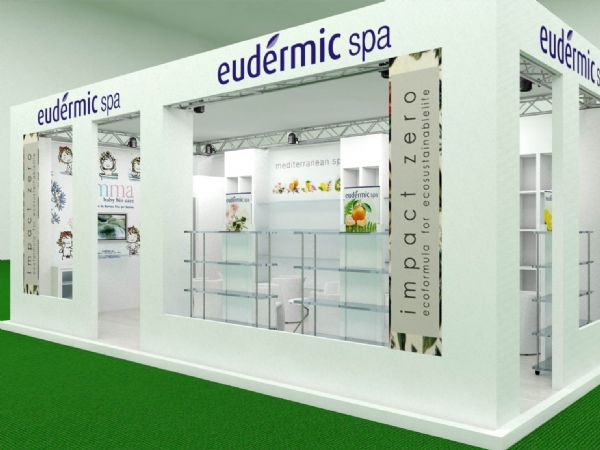 Visual allestimento stand Eudermic - Peraria Fly Service (2012) #2