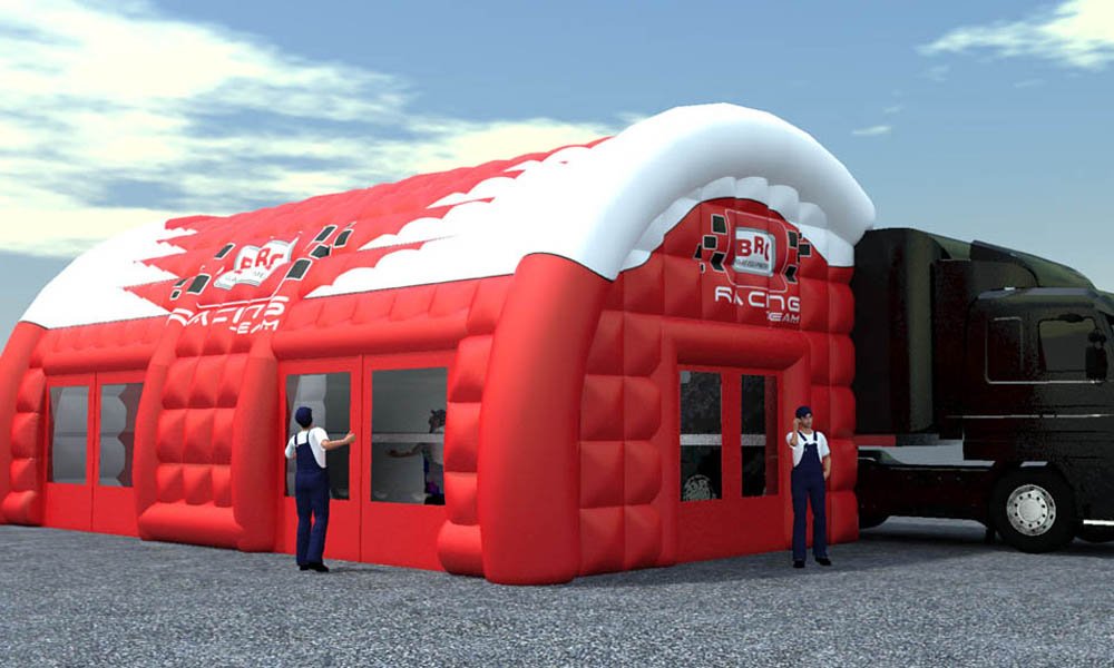 Modello 3D e render visual stand gonfiabile ad aria fredda - Fly-in Balloons (2010) #3