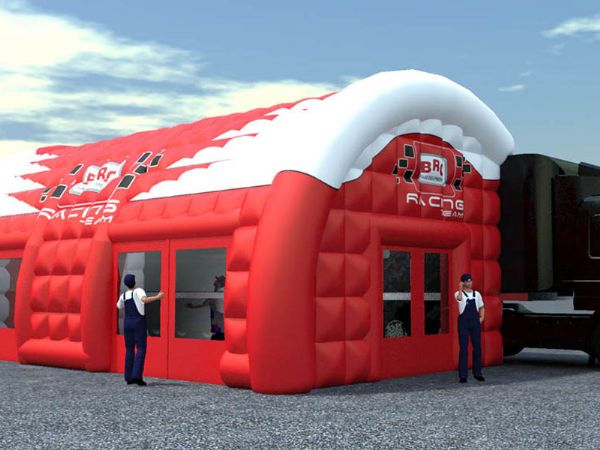 Modello 3D e render visual stand gonfiabile ad aria fredda - Fly-in Balloons (2010) #3