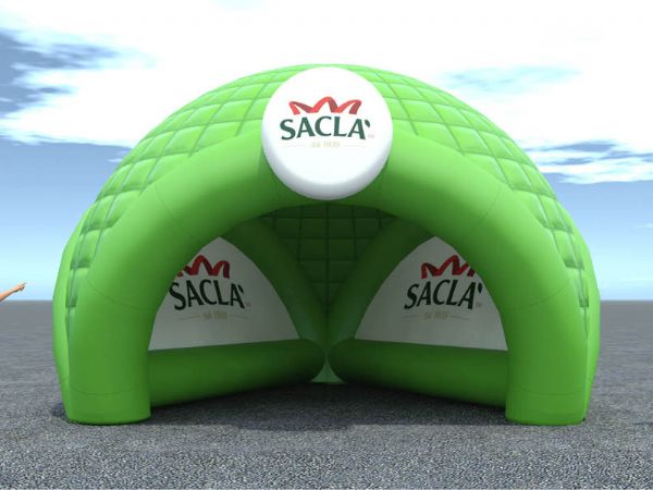 Modello 3D e render visual stand gonfiabili ad aria fredda - Peraria Fly Service (2008) #3