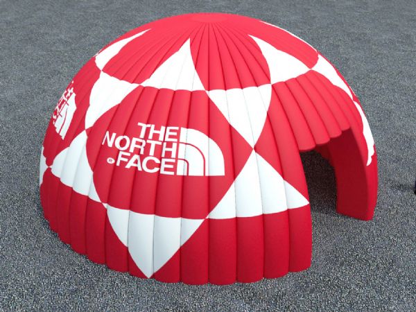 Modello 3D e render visual stand gonfiabile ad aria fredda - Peraria Fly Service (2011) #2