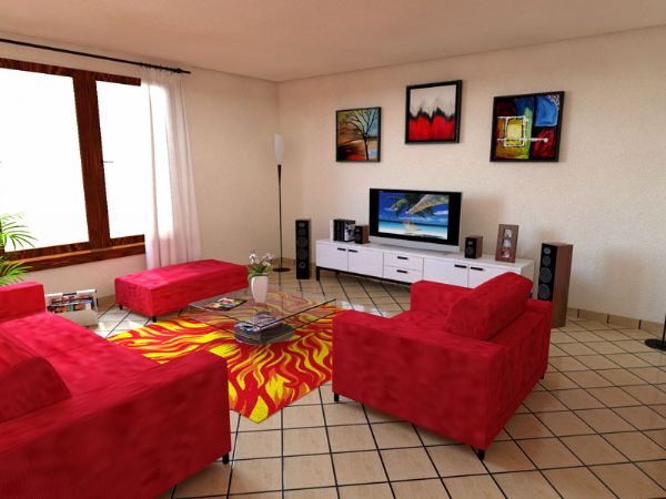 Modello 3D e Render arredamento interno Craiova Romania - Impresa Cullati (2010) #1