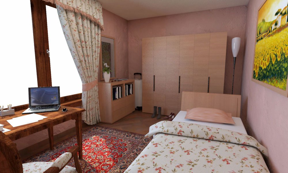 Modello 3D e Render arredamento interno Craiova Romania - Impresa Cullati (2010) #4