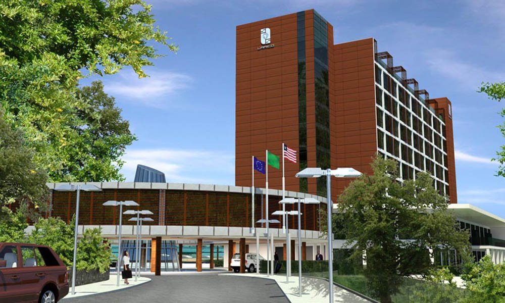 Modello 3D e Render progetto riqualificazione del Ducor Palace Hotel - Serapioni Progetti (2009) #1