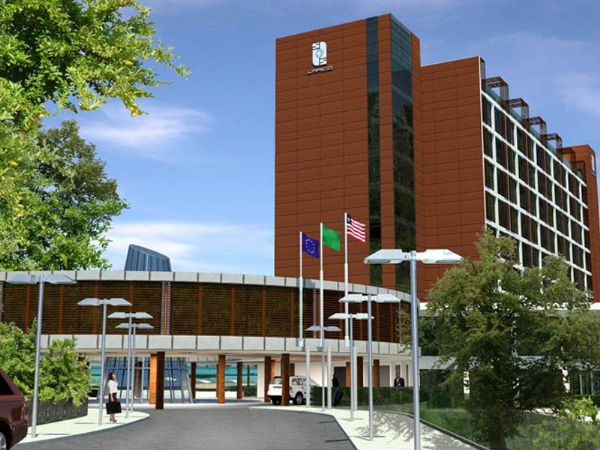 Modello 3D e Render progetto riqualificazione del Ducor Palace Hotel - Serapioni Progetti (2009) #1