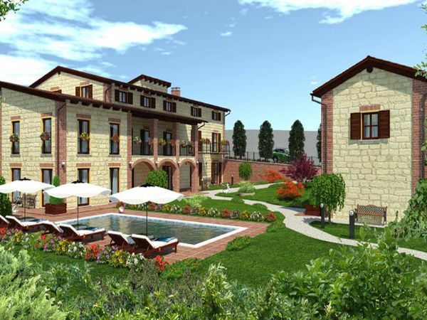 Modello 3D e Render progetto riqualificazione cascinale - Tiberga Marco (2010) #1