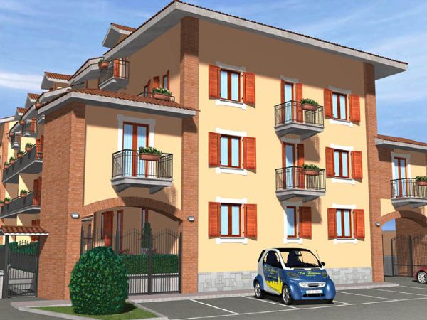 Modello 3D e Render nuovo progetto a Vinovo (TO) - La Torinese s.r.l. (2007)