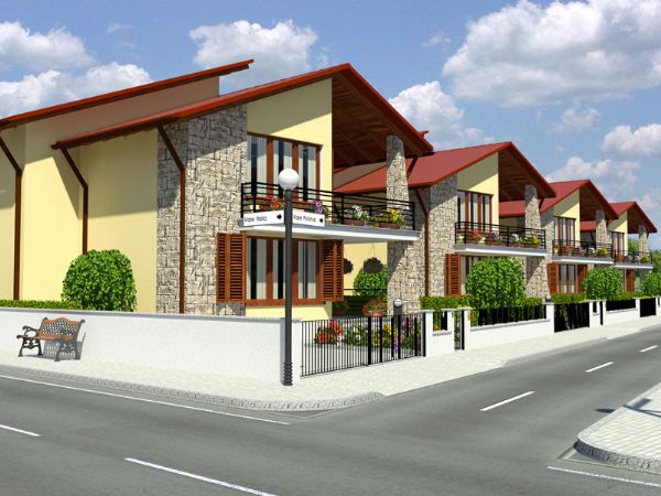 Modello 3D e Render nuovo progetto a Craiova Romania - Impresa Cullati (2010) #1