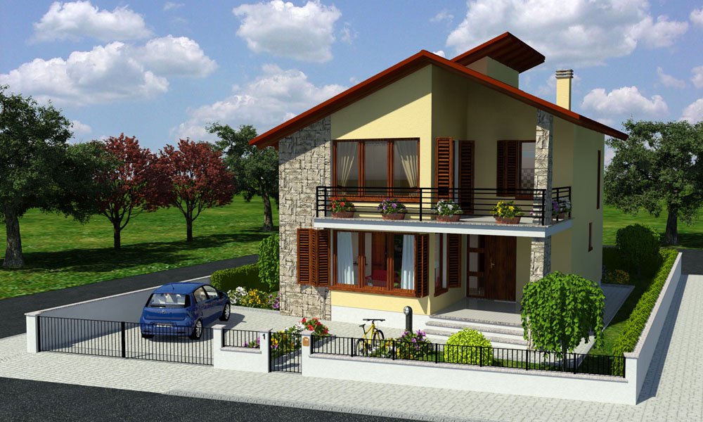 Modello 3D e Render nuovo progetto a Craiova Romania - Impresa Cullati (2010) #2