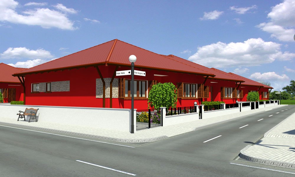 Modello 3D e Render nuovo progetto a Craiova Romania - Impresa Cullati (2010) #3