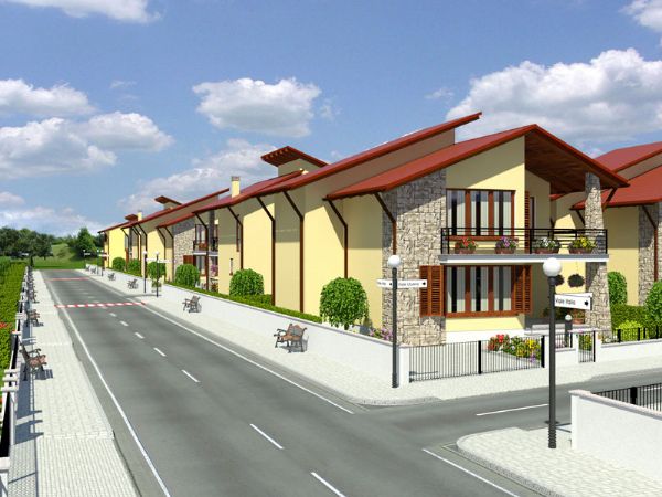 Modello 3D e Render nuovo progetto a Craiova Romania - Impresa Cullati (2010) #4