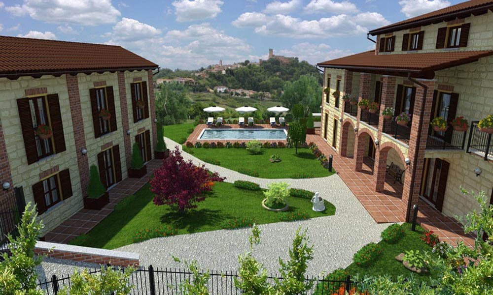 Modello 3D e Render progetto riqualificazione cascinale - Tiberga Marco (2010) #2