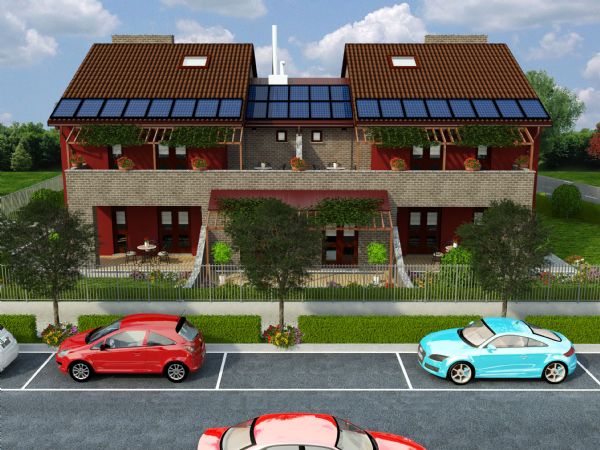 Modello 3D e Render nuovo progetto a Grugliasco (TO) - Edil-To s.rl. (2015) #2