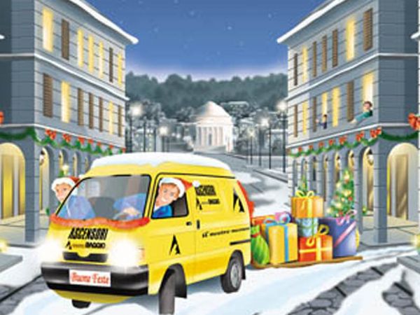 Campagne Illustrate per Baggio Ascensori