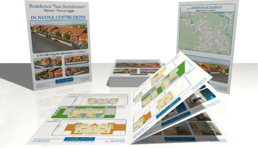 Grafica nuovo progetto edile a Nichelino(TO)
