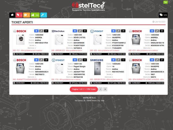 Sistema Ticket aziendale