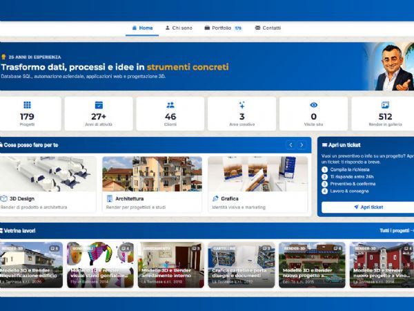 ColliDesign.it - Gestione clienti, preventivi e ticket